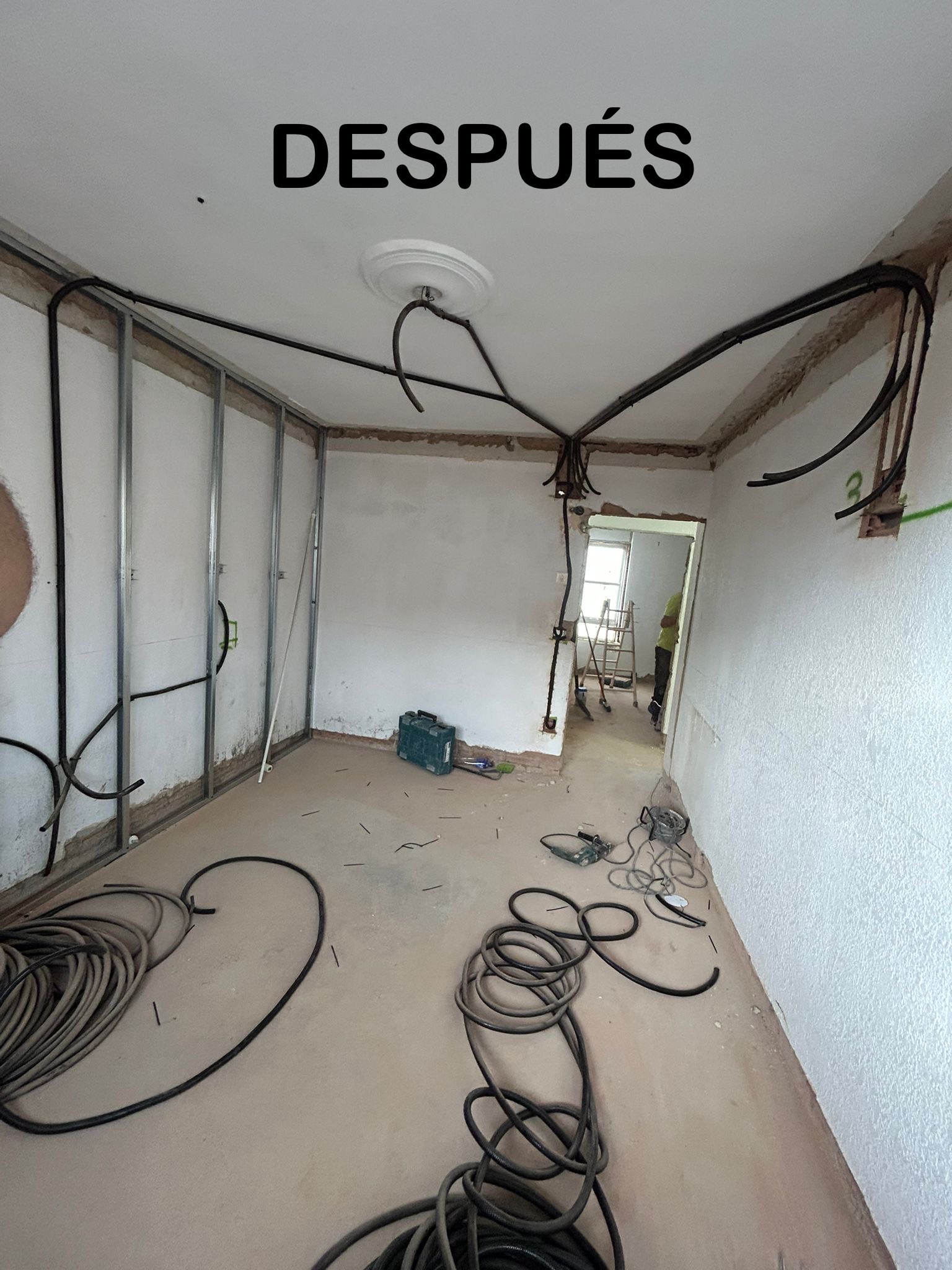 Instalación eléctrica después de la reforma